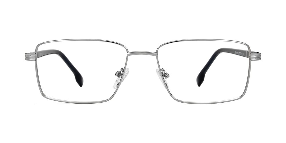 Raiyah - Silver/Dark Blue Eyeglasses