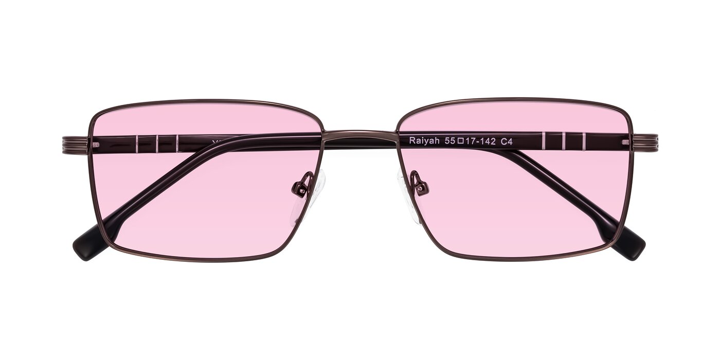 Raiyah - Bronze/Dark Brown Tinted Sunglasses