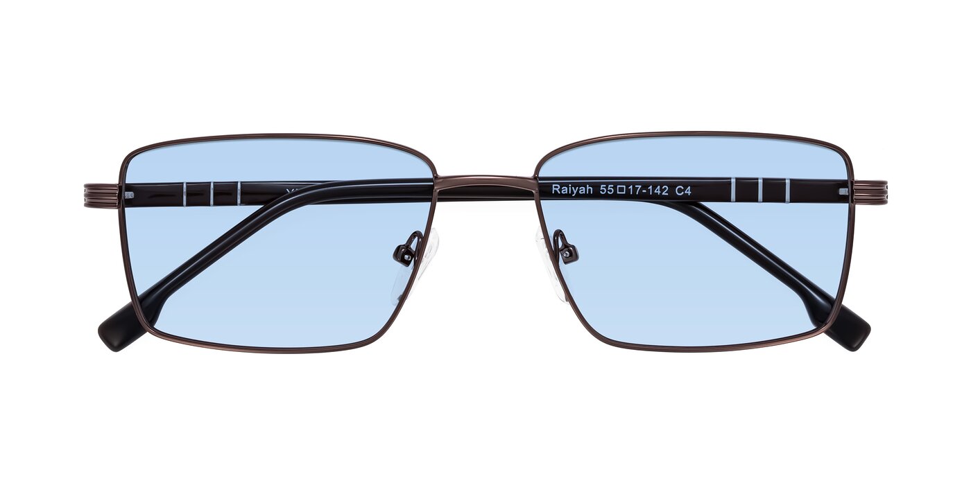 Raiyah - Bronze/Dark Brown Tinted Sunglasses