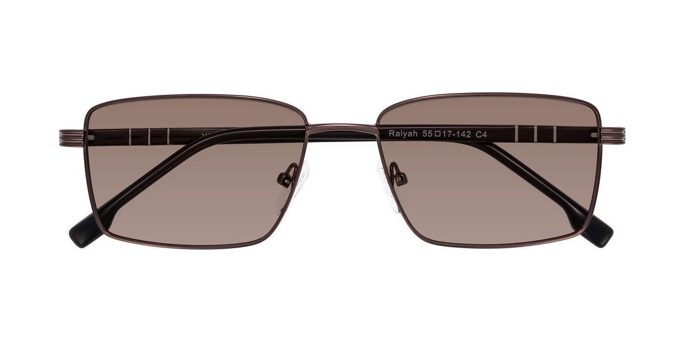 Raiyah - Bronze/Dark Brown Tinted Sunglasses