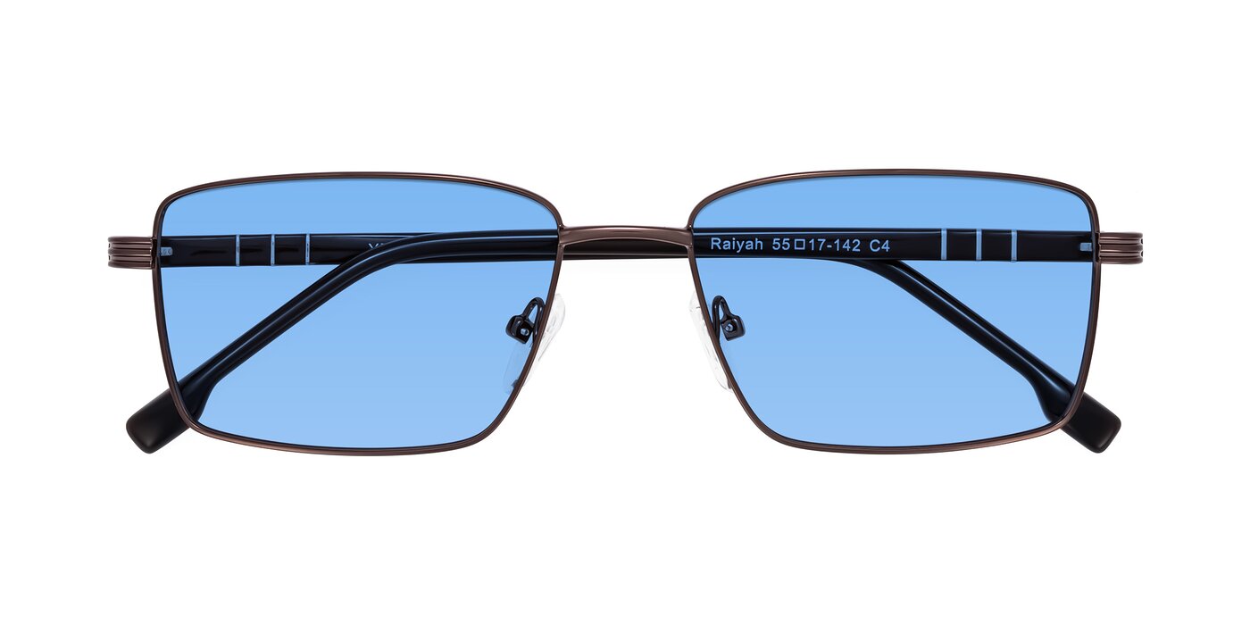 Raiyah - Bronze/Dark Brown Tinted Sunglasses