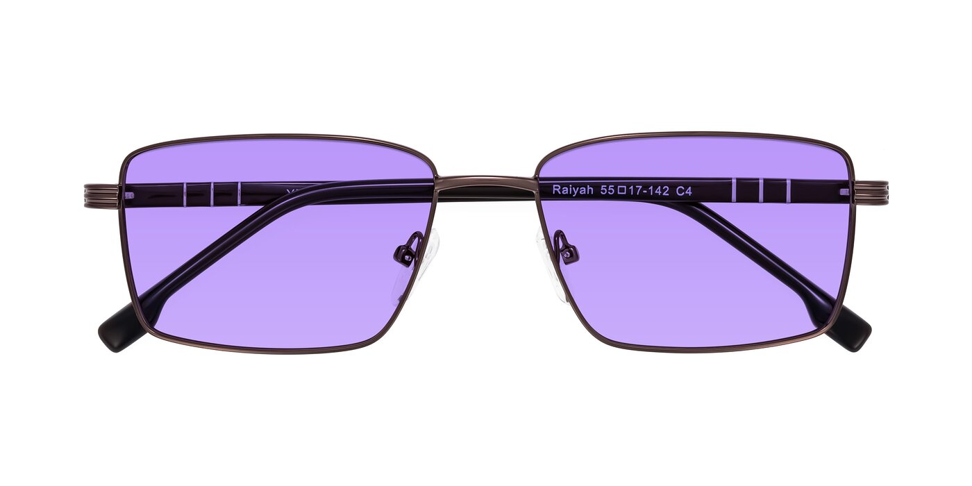Raiyah - Bronze/Dark Brown Tinted Sunglasses