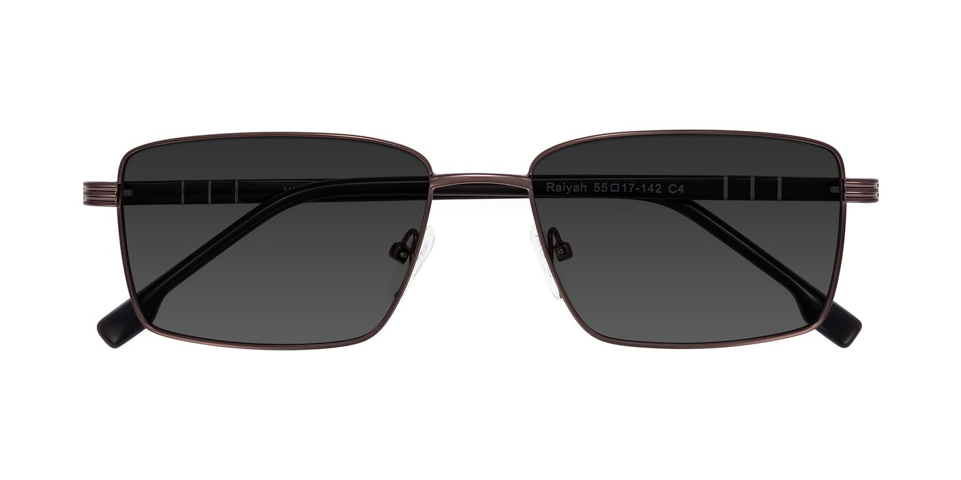 Raiyah - Bronze/Dark Brown Tinted Sunglasses