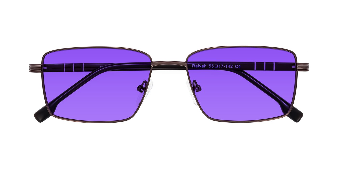 Raiyah - Bronze/Dark Brown Tinted Sunglasses