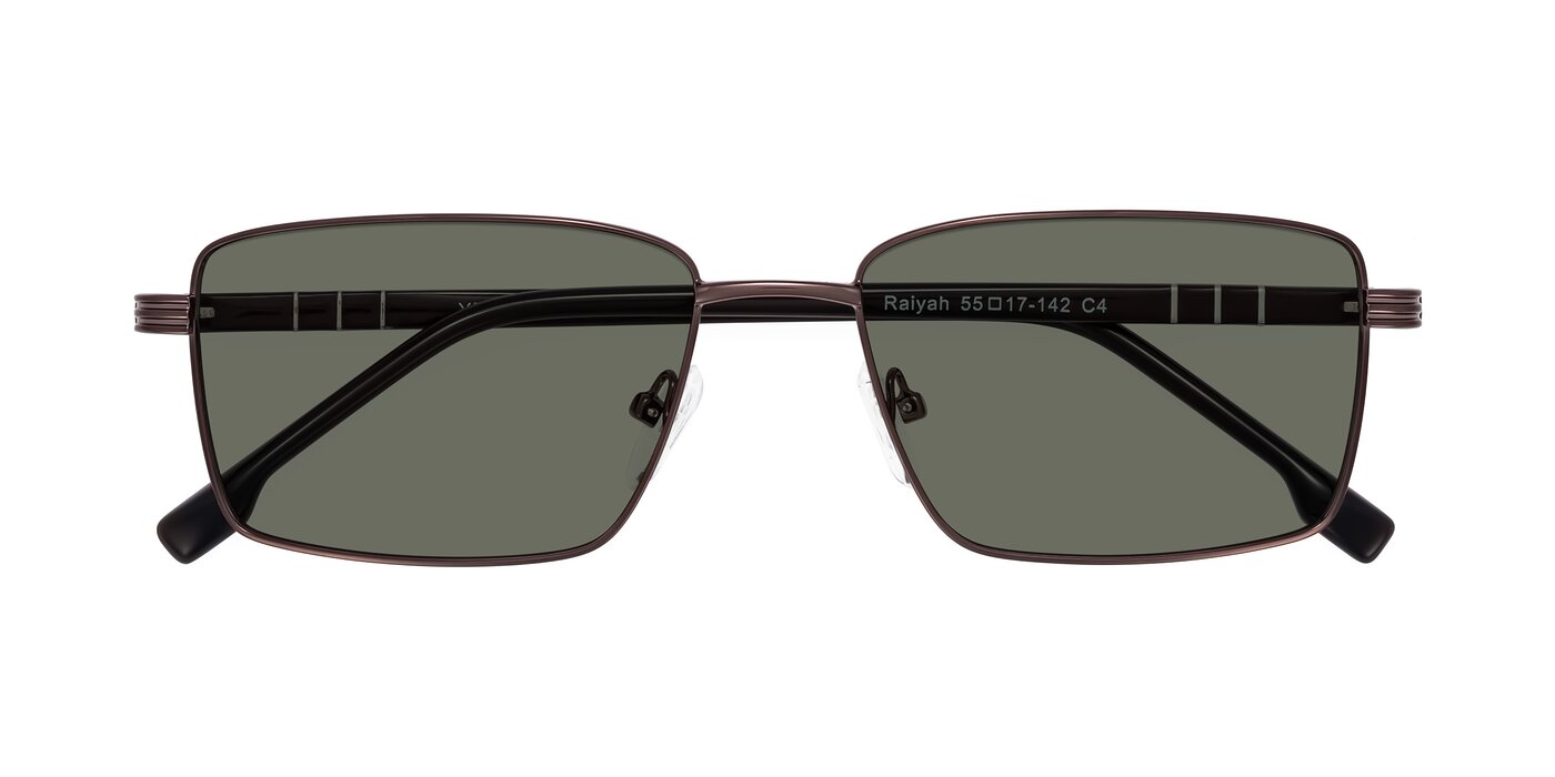 Raiyah - Bronze/Dark Brown Polarized Sunglasses