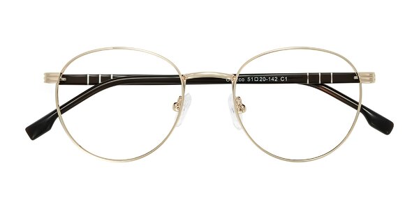 Front of Orozco in Gold/Dark Brown