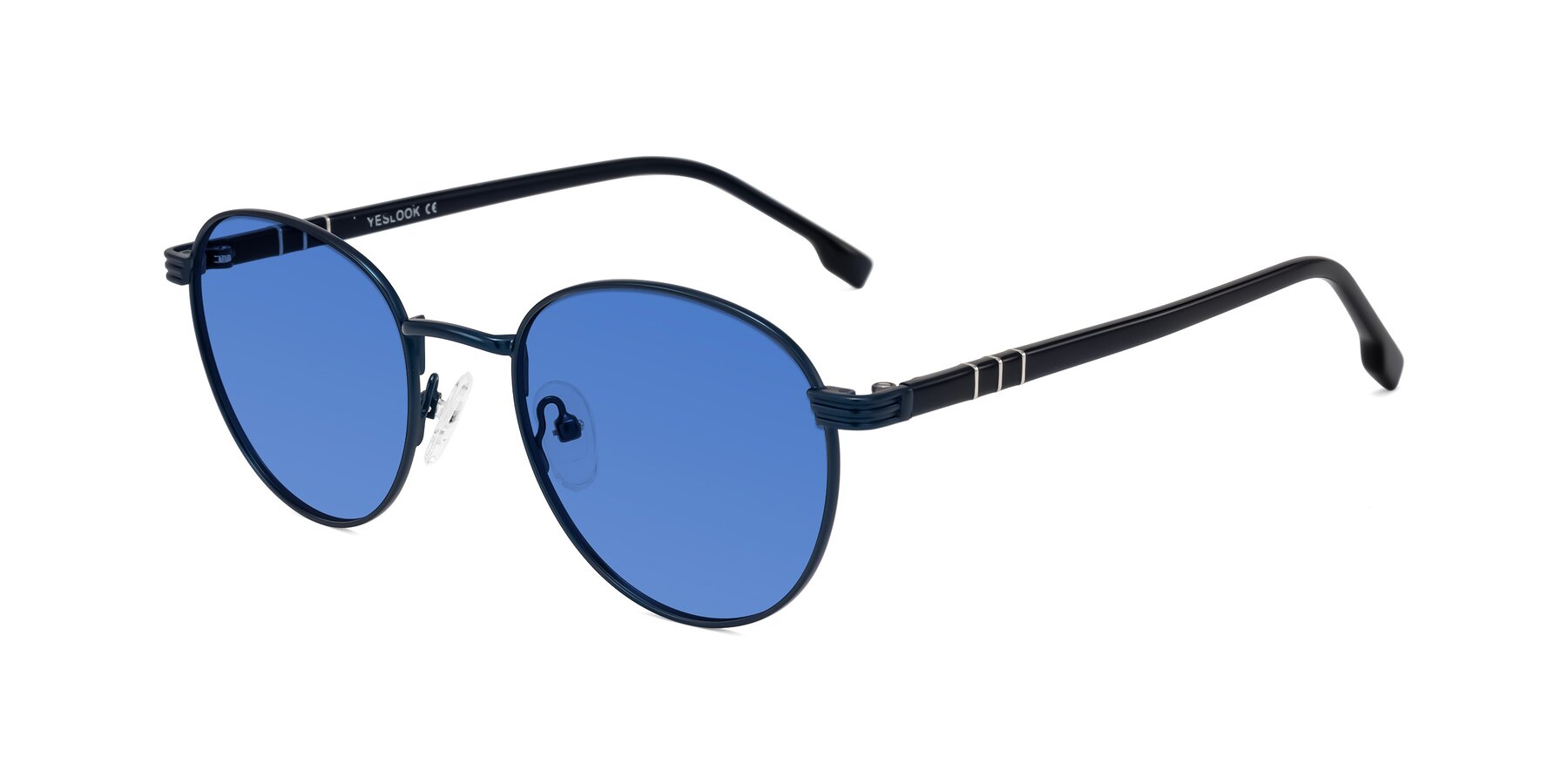 Angle of Orozco in Matte Blue/Blue with Blue Tinted Lenses