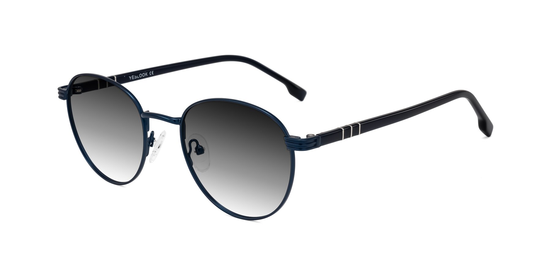 Angle of Orozco in Matte Blue/Blue with Gray Gradient Lenses