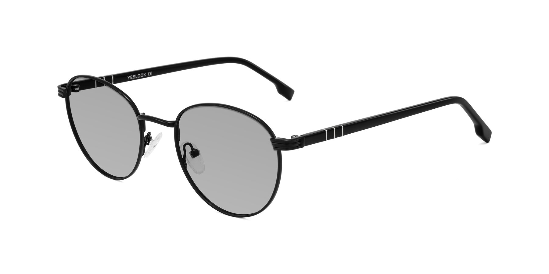 Angle of Orozco in Matte Black/Black with Light Gray Tinted Lenses