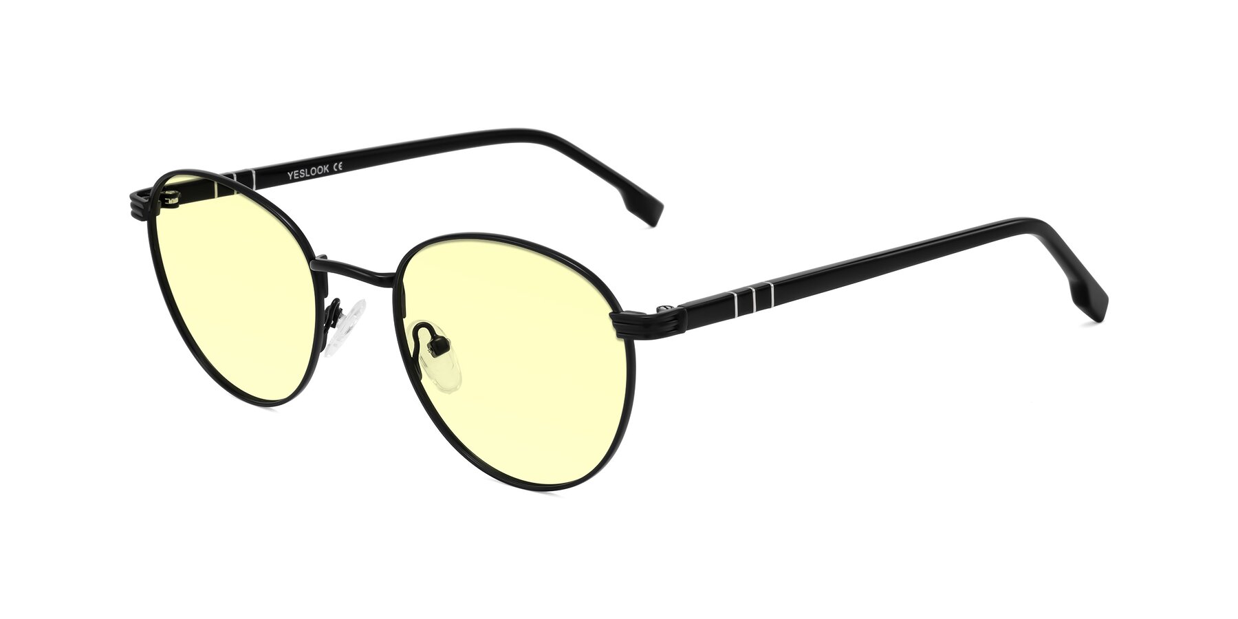 Angle of Orozco in Matte Black/Black with Light Yellow Tinted Lenses