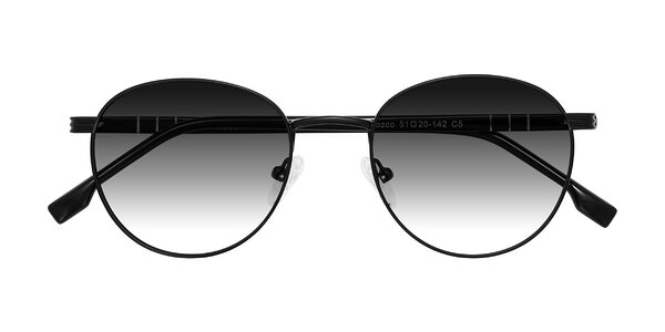 Front of Orozco in Matte Black/Black