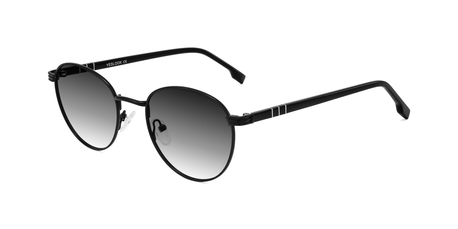 Angle of Orozco in Matte Black/Black with Gray Gradient Lenses