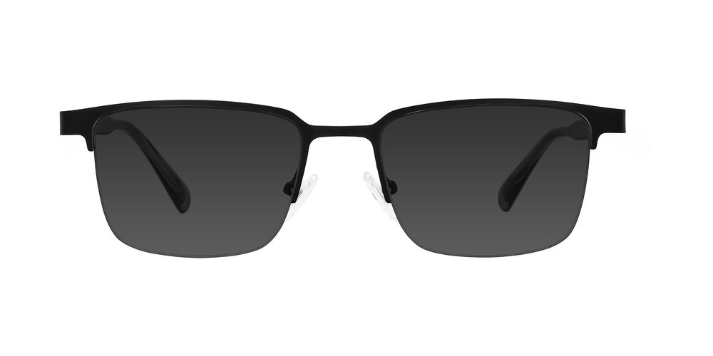 Tunt - Matte Black Tinted Sunglasses