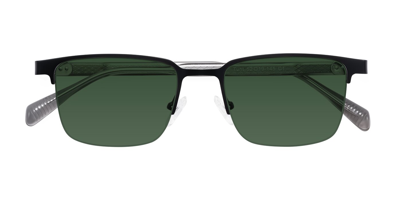 Tunt - Matte Black Tinted Sunglasses