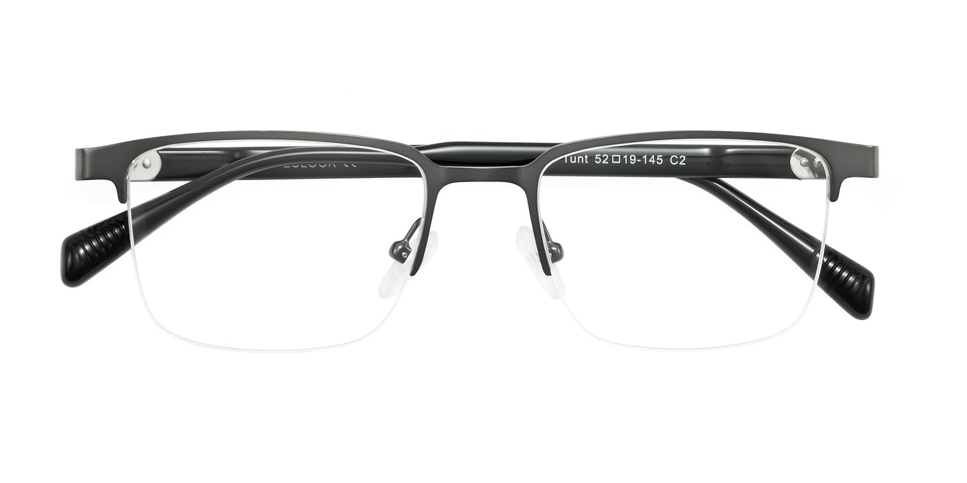 Tunt - Matte Gunmetal Eyeglasses