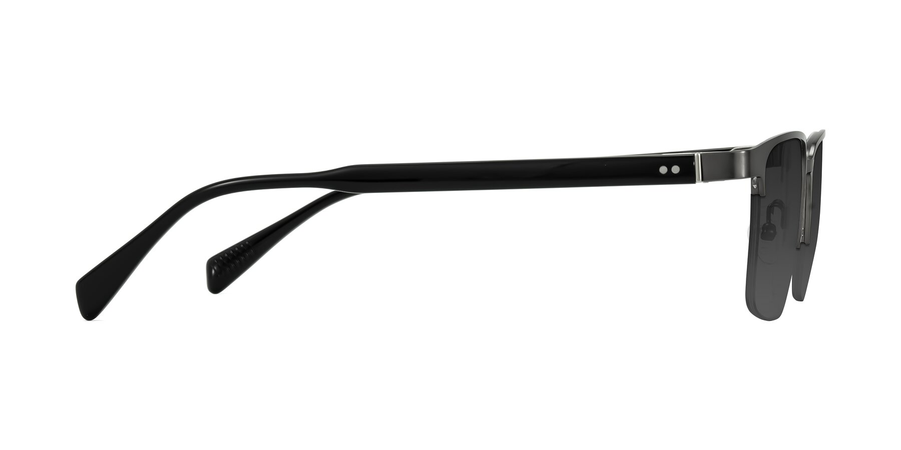 Side of Tunt in Matte Gunmetal with Gray Tinted Lenses