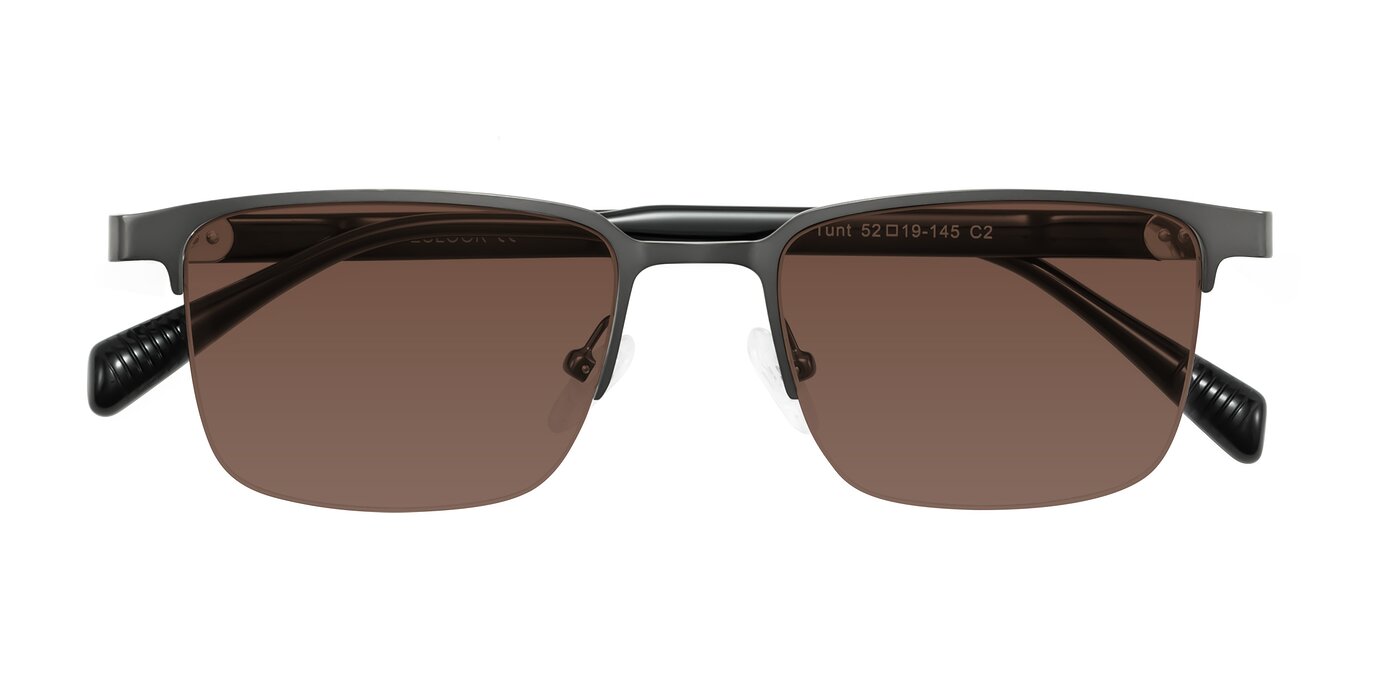 Tunt - Matte Gunmetal Tinted Sunglasses