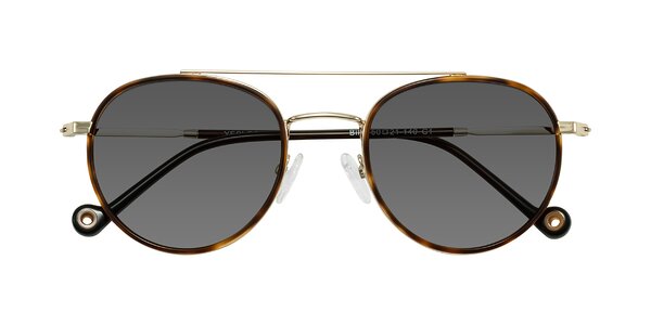 Front of Biko in Tortoise/Gold