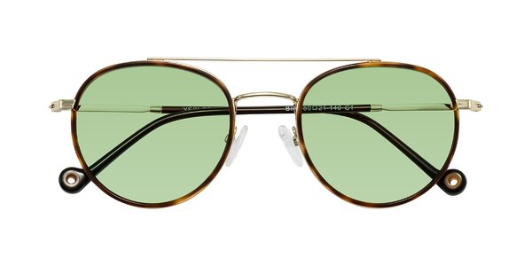 Front of Biko in Tortoise/Gold