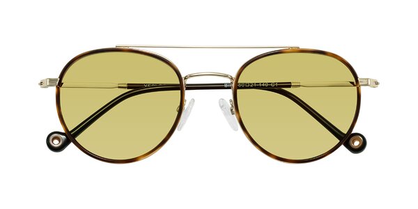 Front of Biko in Tortoise/Gold