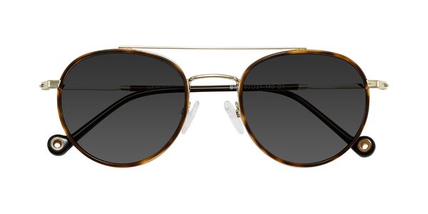 Front of Biko in Tortoise/Gold