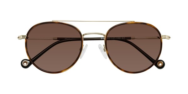 Front of Biko in Tortoise/Gold
