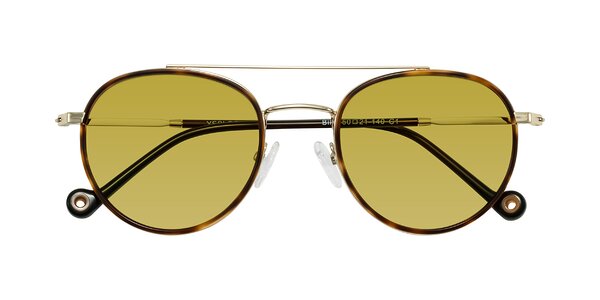 Front of Biko in Tortoise/Gold