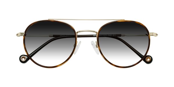 Front of Biko in Tortoise/Gold