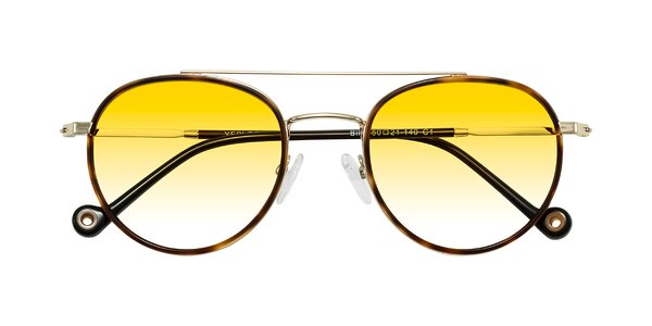 Front of Biko in Tortoise/Gold
