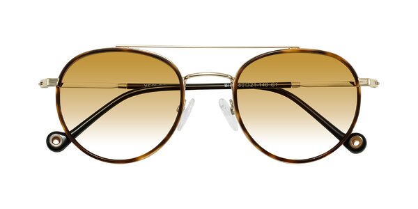 Front of Biko in Tortoise/Gold