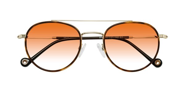 Front of Biko in Tortoise/Gold