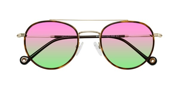 Front of Biko in Tortoise/Gold