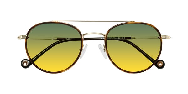 Front of Biko in Tortoise/Gold