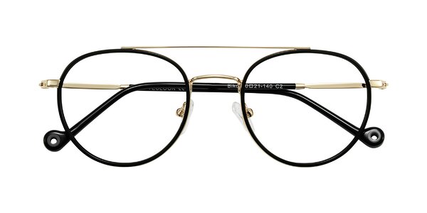 Front of Biko in Black/Gold