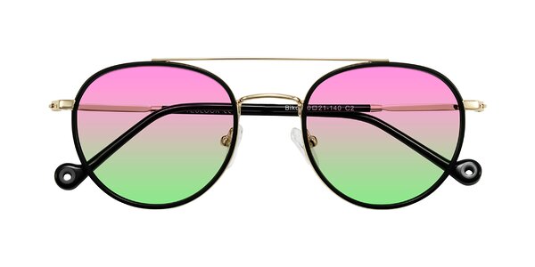 Front of Biko in Black/Gold