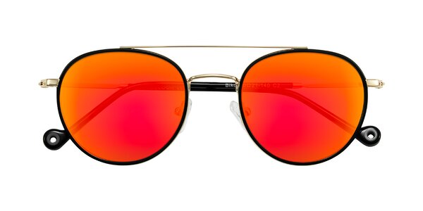 Front of Biko in Black/Gold