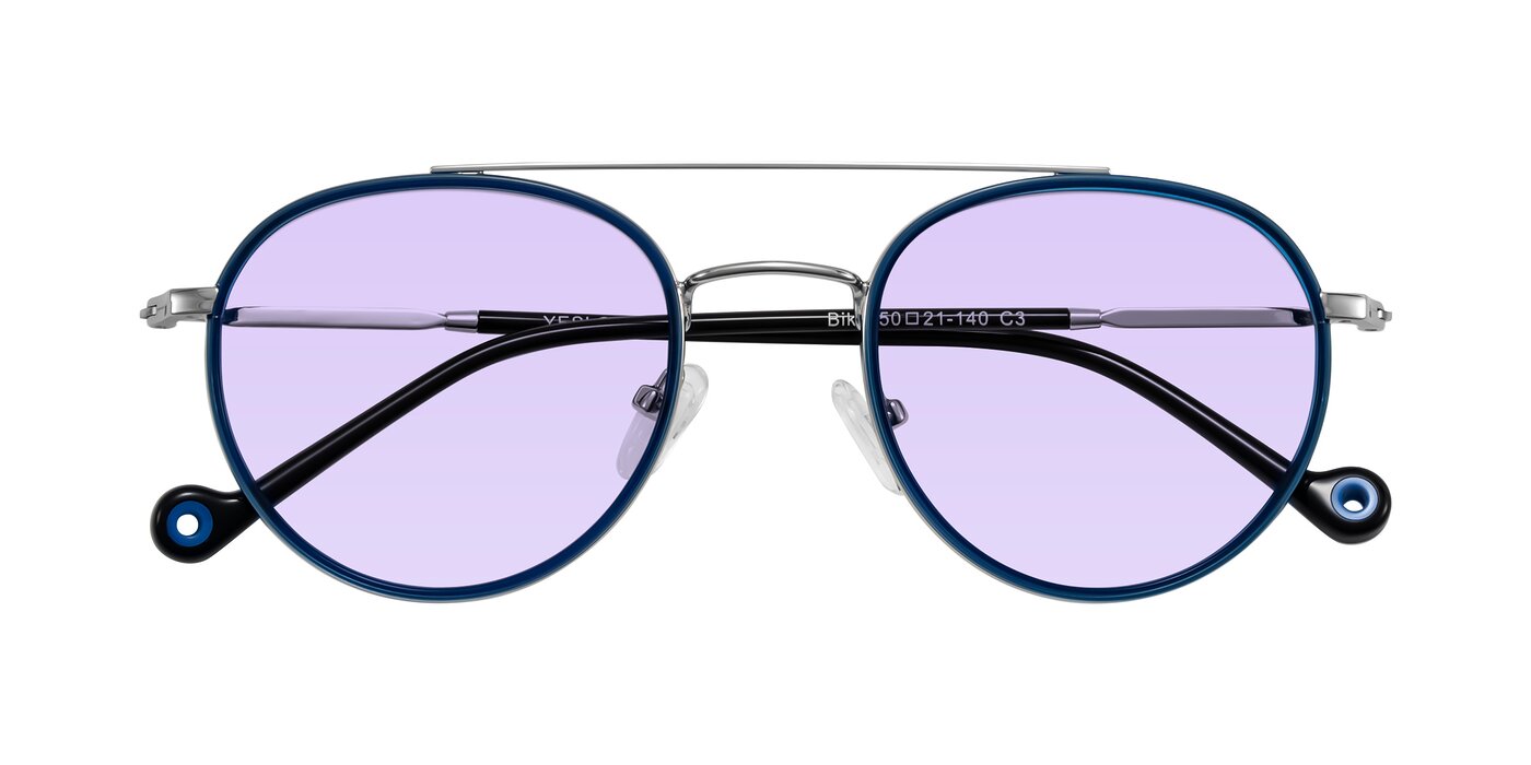Biko - Blue/Silver Tinted Sunglasses