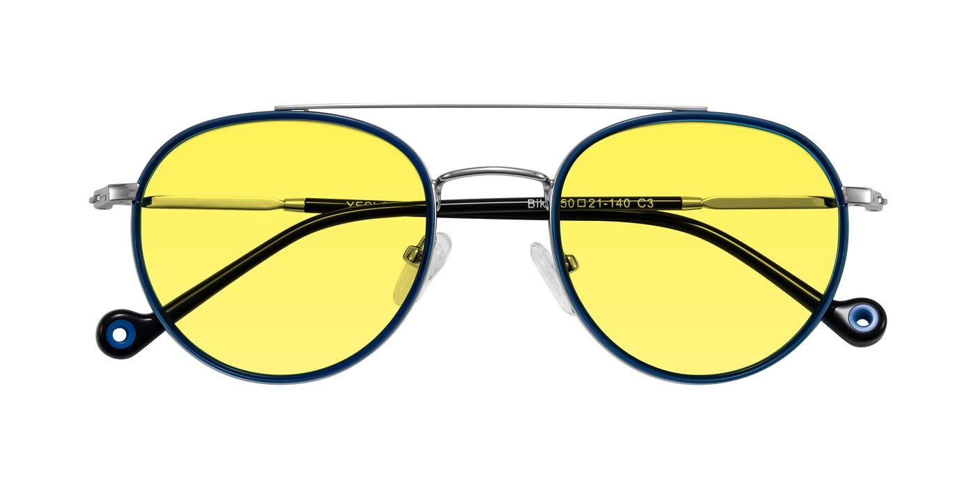 Biko - Blue/Silver Tinted Sunglasses