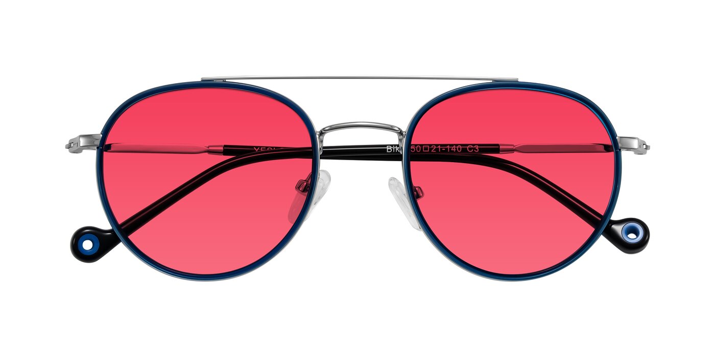 Biko - Blue/Silver Tinted Sunglasses