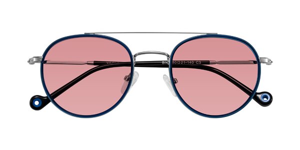 Front of Biko in Blue/Silver