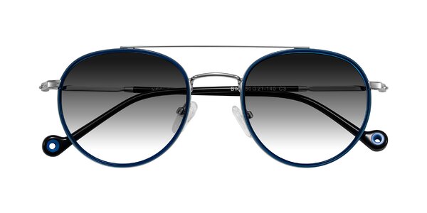 Front of Biko in Blue/Silver