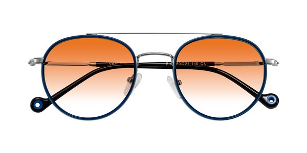 Front of Biko in Blue/Silver