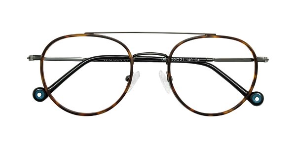 Front of Biko in Tortoise/Gunmetal
