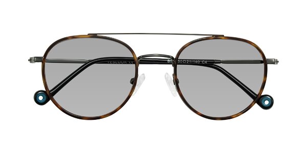Front of Biko in Tortoise/Gunmetal