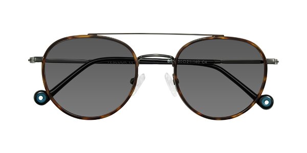 Front of Biko in Tortoise/Gunmetal