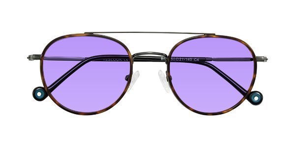 Front of Biko in Tortoise/Gunmetal