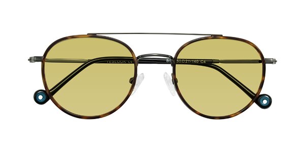 Front of Biko in Tortoise/Gunmetal