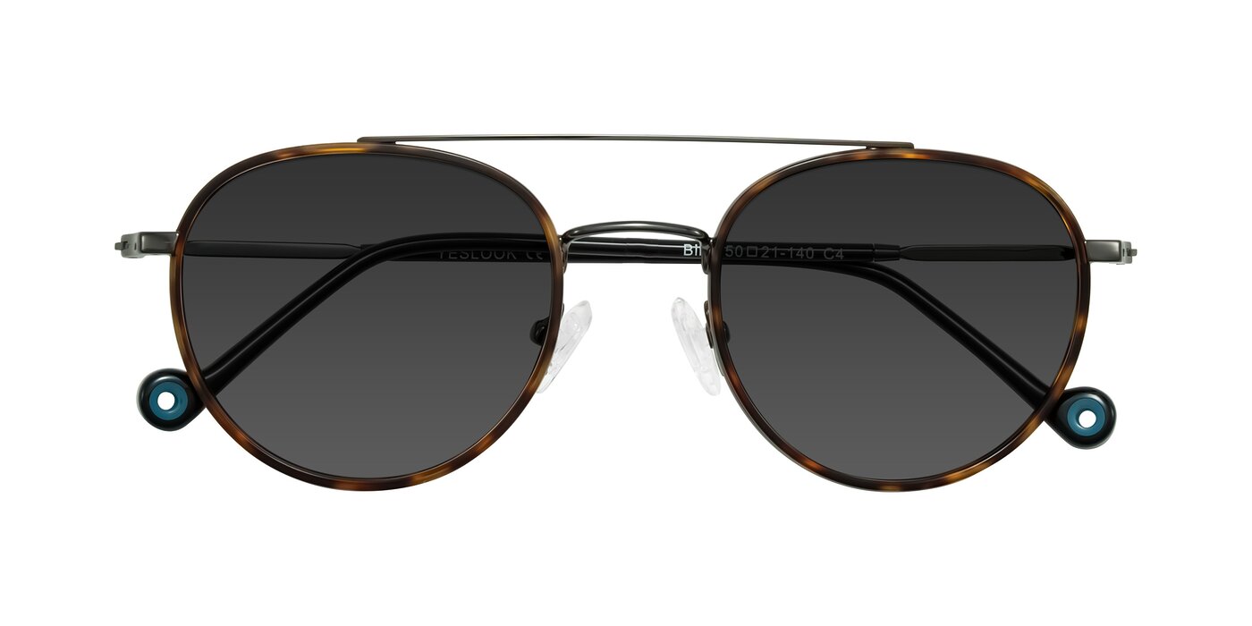 Biko - Tortoise/Gunmetal Tinted Sunglasses