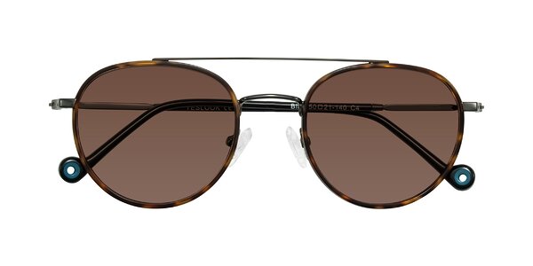 Front of Biko in Tortoise/Gunmetal