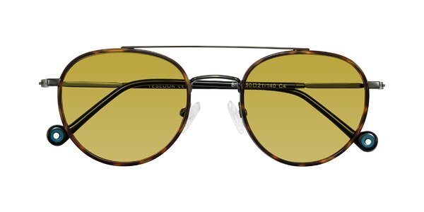 Front of Biko in Tortoise/Gunmetal